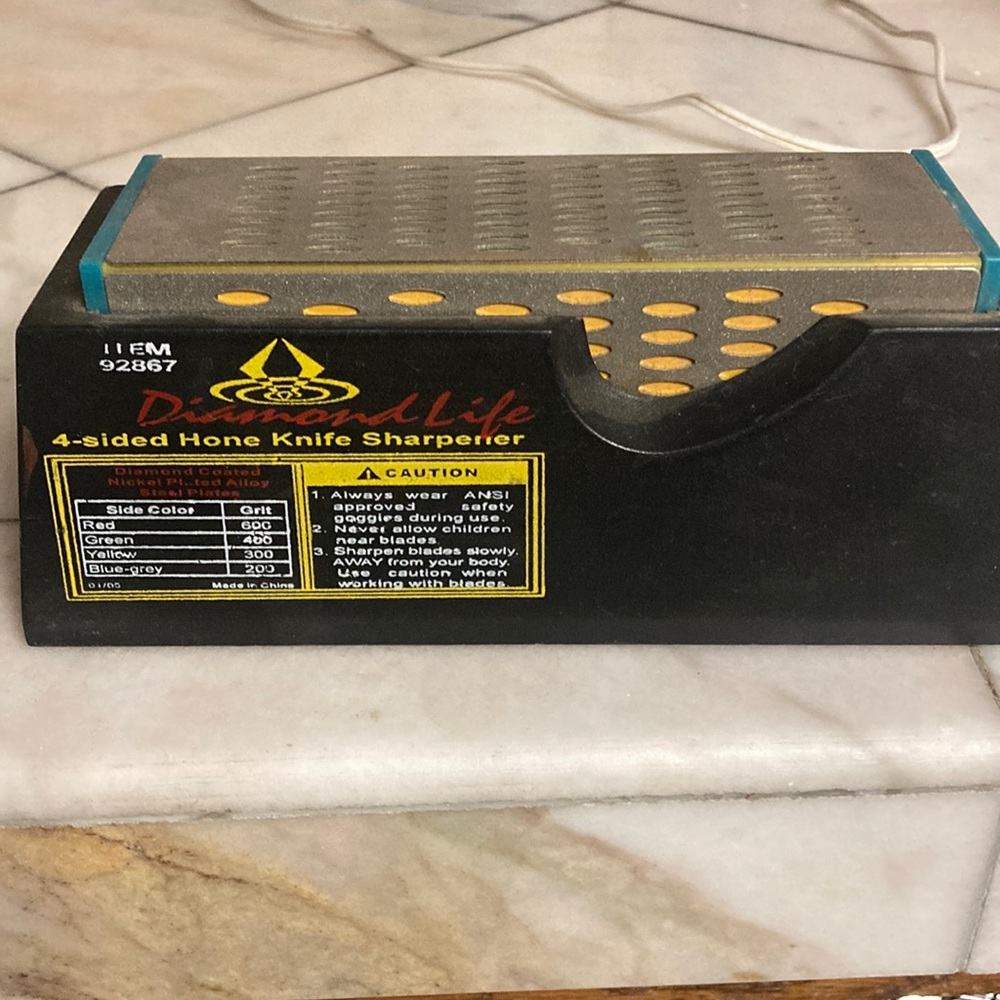 Diamond Life 4 sided hone knife sharpener